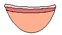Egg begins to protrude